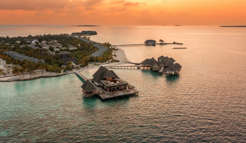 Sky Bar aerial sunset